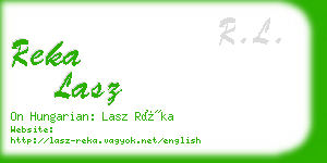 reka lasz business card